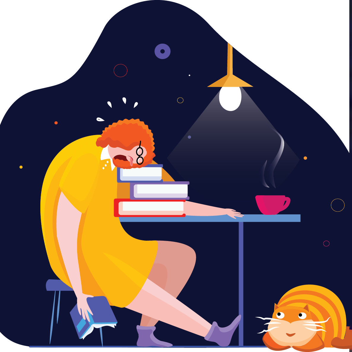 study too much